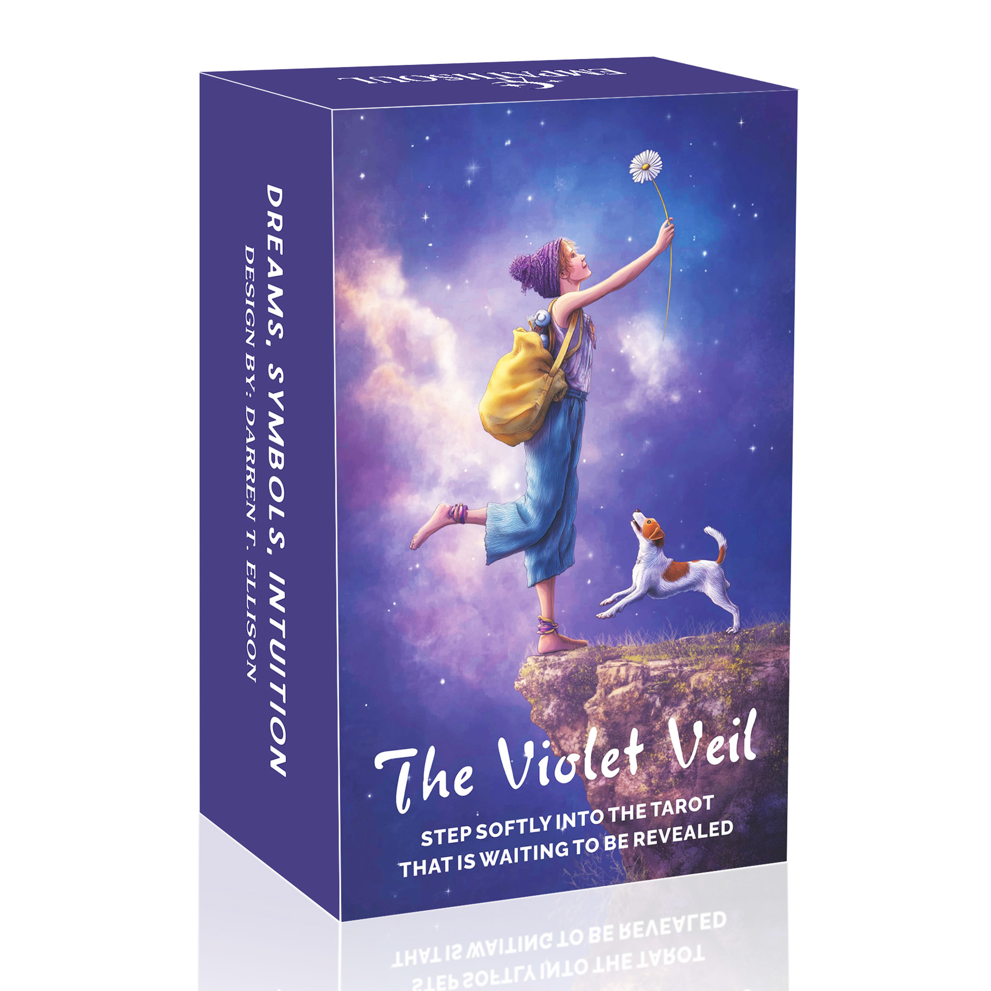 Tarot Cards Deck With Guidebook - ชุดไพ่ทาโรต์ไวโอเล็ตเวล 78 ใบ ขนาด 13x8 ซม.