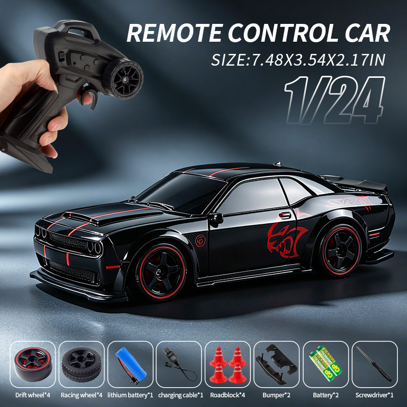 Rc Drift Car 1 24 Scale 4Wd - รถบังคับวิทยุ 2.4G ขนาด 1:24 รุ่น Dodge