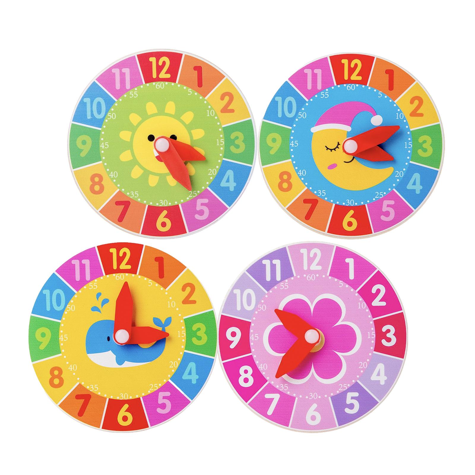 Montessori Wooden Busy Board Toddler - กระดานกิจกรรมไม้พร้อมนาฬิกา ของเล่นมอนเตสซอรี่สำหรับเด็กวัยหัดเดิน วัสดุสำหรับทำกระดานกิจกรรมเสริมพัฒนาการ DIY ของขวัญเพื่อการเรียนรู้เรื่องเวลาสำหรับเด็กก่อนวัยเรียน