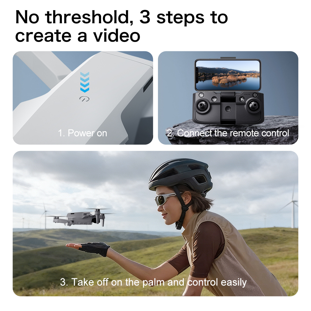 Aeri100 โดรนบังคับวิทยุ กล้องค - Fpv Brushless Rc Drone 4K บทวิจารณ์และราคา