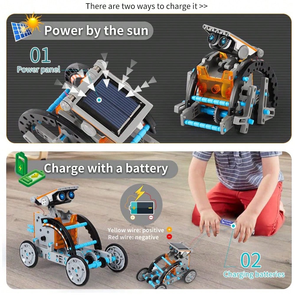 ชุดของเล่นหุ่นยนต์พลังงานแสงอา - Stem Solar Robot Kit For Kids บทวิจารณ์และราคา