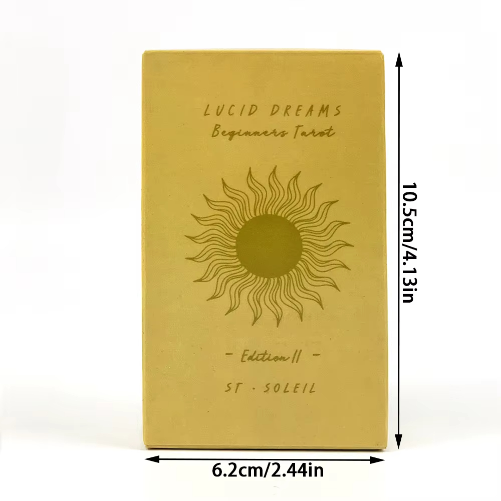 ลูซิดดรีมส์ ไพ่ทาโรต์สำหรับผู้ - Tarot Cards Deck With Guidebook บทวิจารณ์และราคา