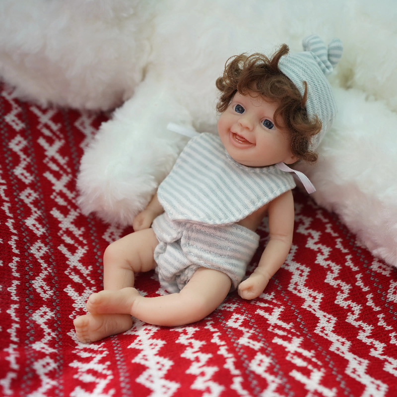 ตุ๊กตา Reborn น่ารักขนาดเล็ก 6 - Reborn Baby Doll Silicone Realistic บทวิจารณ์และราคา