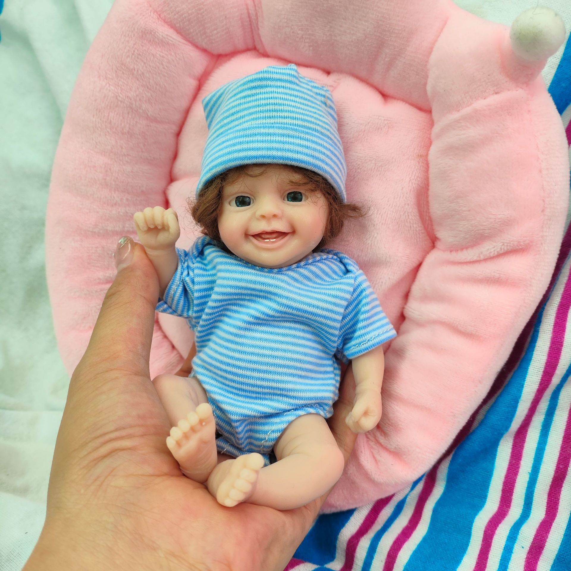 ตุ๊กตา Reborn น่ารักขนาดเล็ก 6 - Reborn Baby Doll Silicone Realistic บทวิจารณ์และราคา