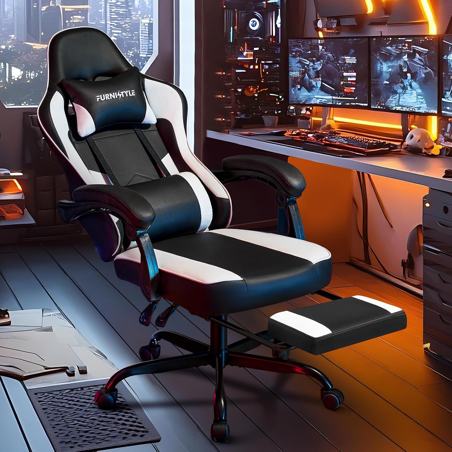 เก้าอี้สำหรับเล่นเกม พร้อมที่พ - Video Games บทวิจารณ์และราคา