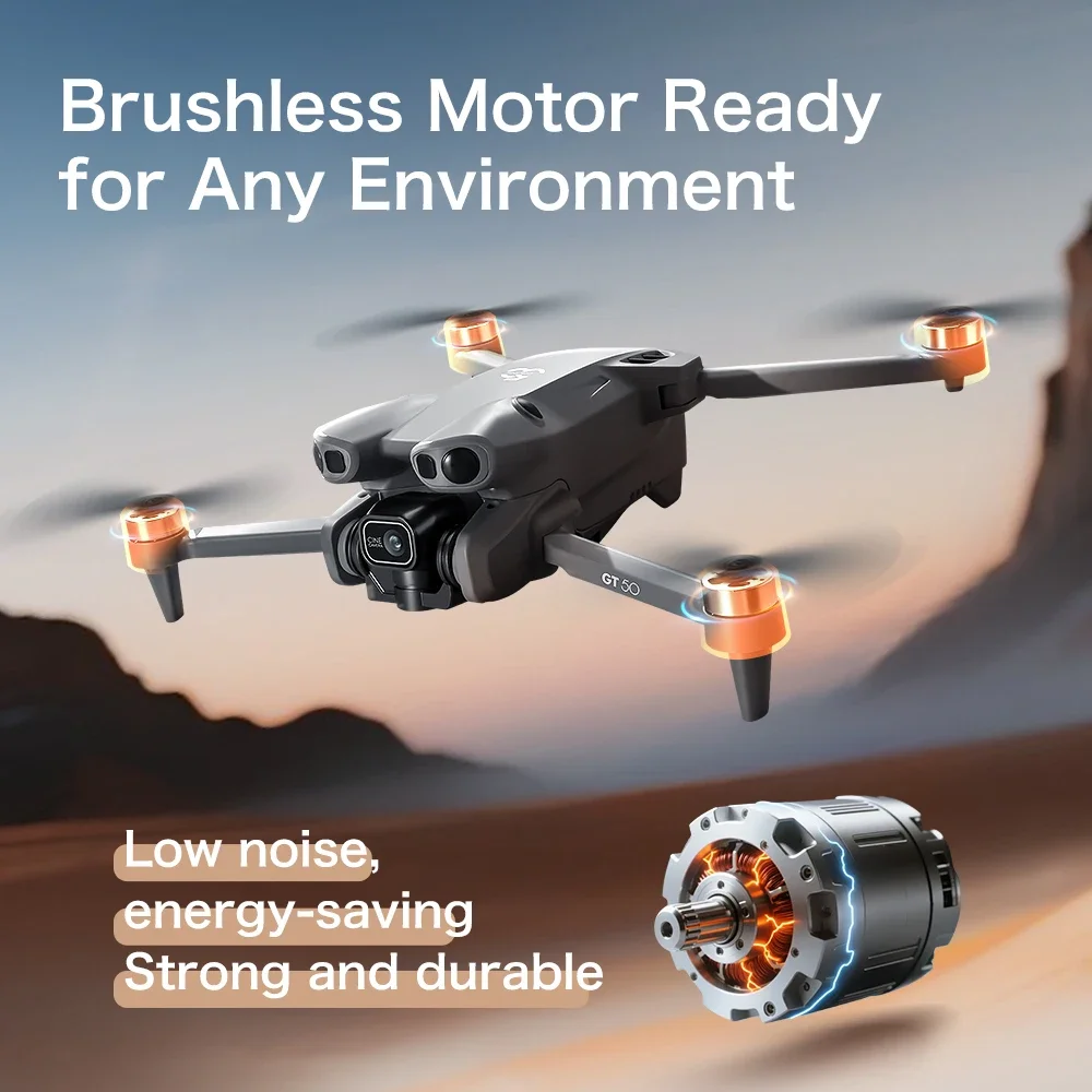 โดรน FPV รุ่น GT50 ความละเอียด - Fpv Brushless Rc Drone 4K บทวิจารณ์และราคา