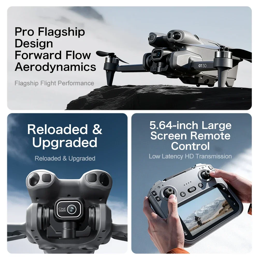 โดรน FPV รุ่น GT50 ความละเอียด - Fpv Brushless Rc Drone 4K บทวิจารณ์และราคา