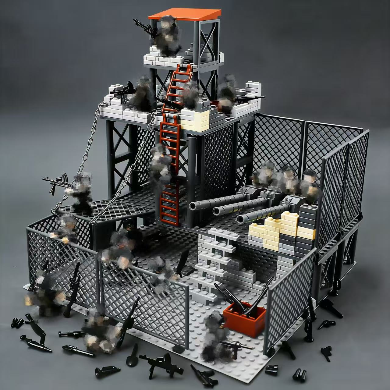 ชุดตัวต่อฐานทัพทหารแบบโมดูลาร์ - Lego Compatible Military Tank บทวิจารณ์และราคา