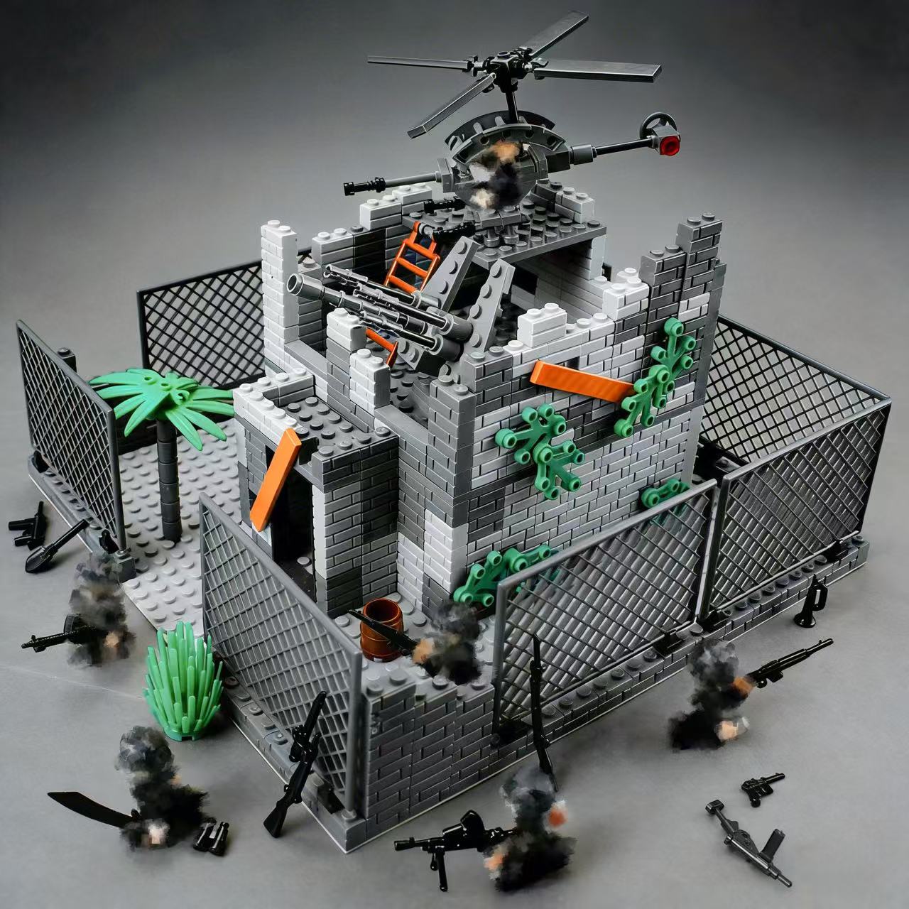 ชุดตัวต่อฐานทัพทหารแบบโมดูลาร์ - Lego Compatible Military Tank บทวิจารณ์และราคา