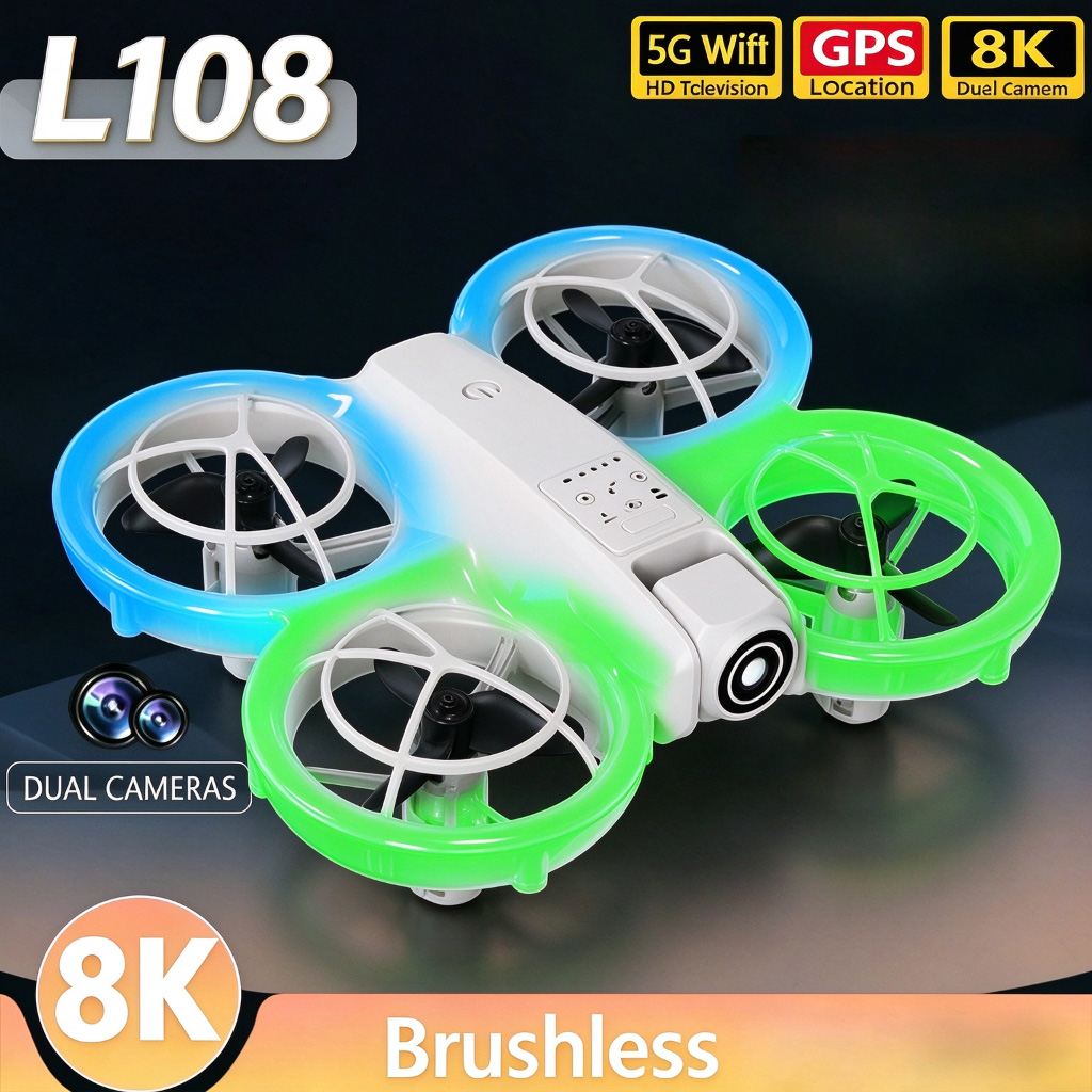 มินิโดรน 4K รุ่นมืออาชีพ กล้อง - Fpv Brushless Rc Drone 4K บทวิจารณ์และราคา