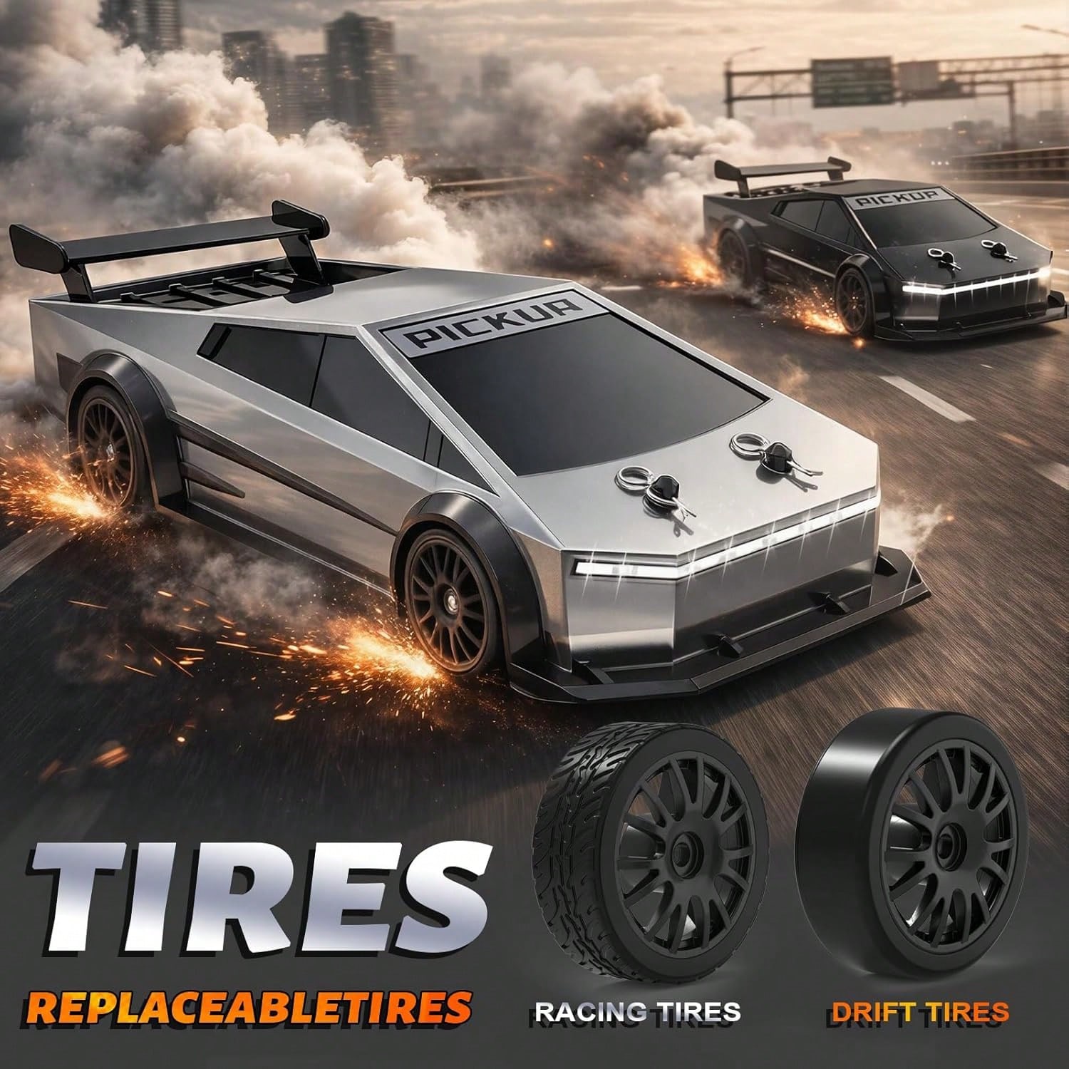 รถบังคับวิทยุแบบขับเคลื่อนสี่ล - Rc Drift Car 1 24 Scale 4Wd บทวิจารณ์และราคา