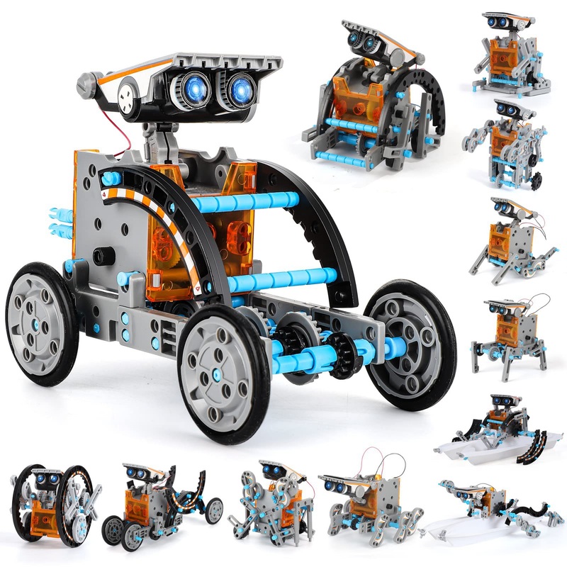 ชุดหุ่นยนต์พลังงานแสงอาทิตย์ D - Stem Solar Robot Kit For Kids บทวิจารณ์และราคา