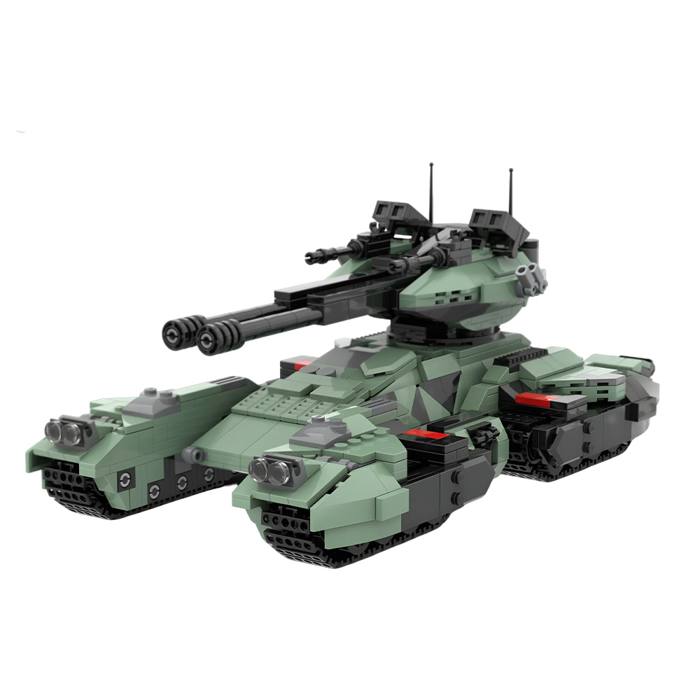 MOC UNSC กริซลี่ แทงค์ บล็อกตั - Lego Compatible Military Tank บทวิจารณ์และราคา