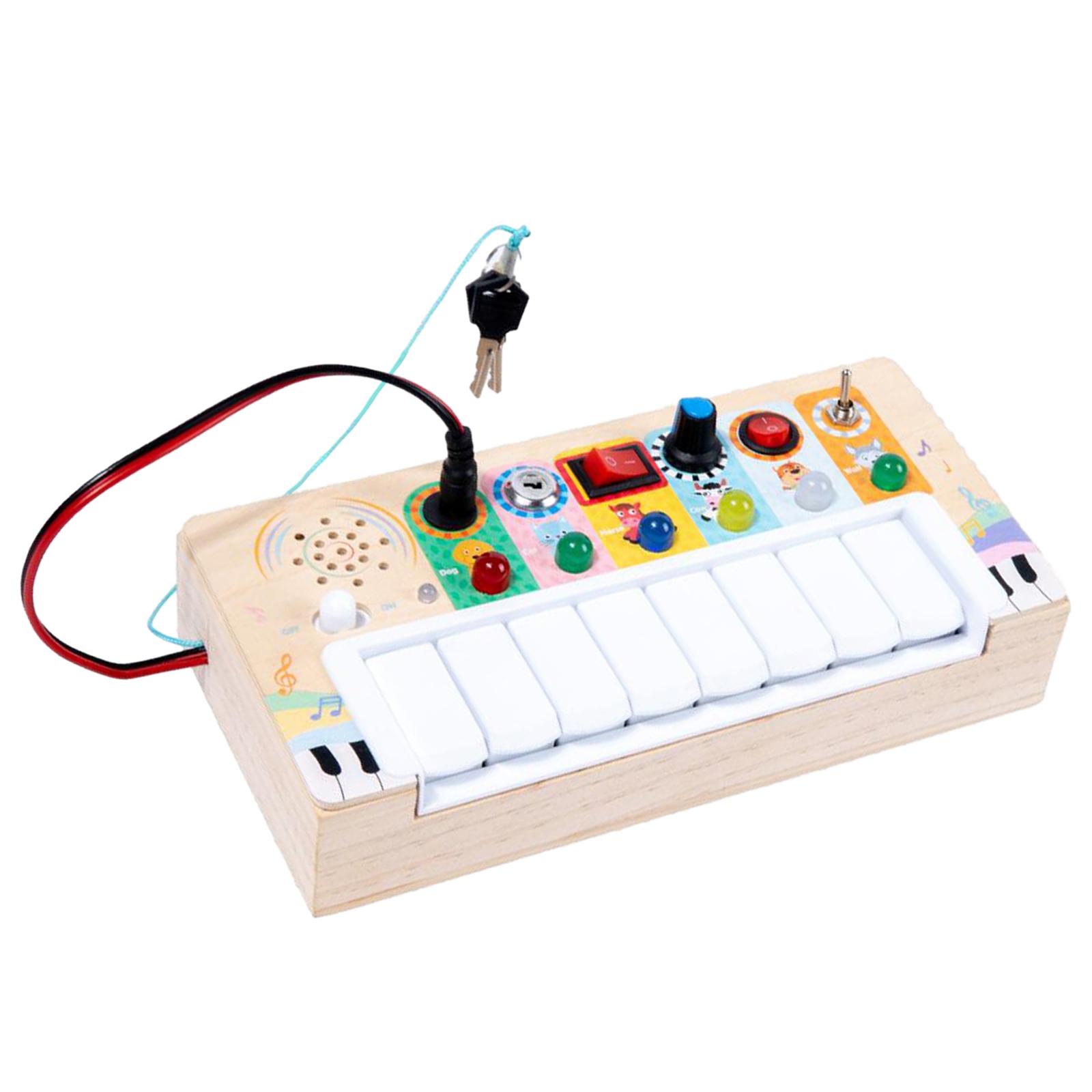 กระดานกิจกรรมสำหรับเด็กเล็ก ขอ - Montessori Wooden Busy Board Toddler บทวิจารณ์และราคา
