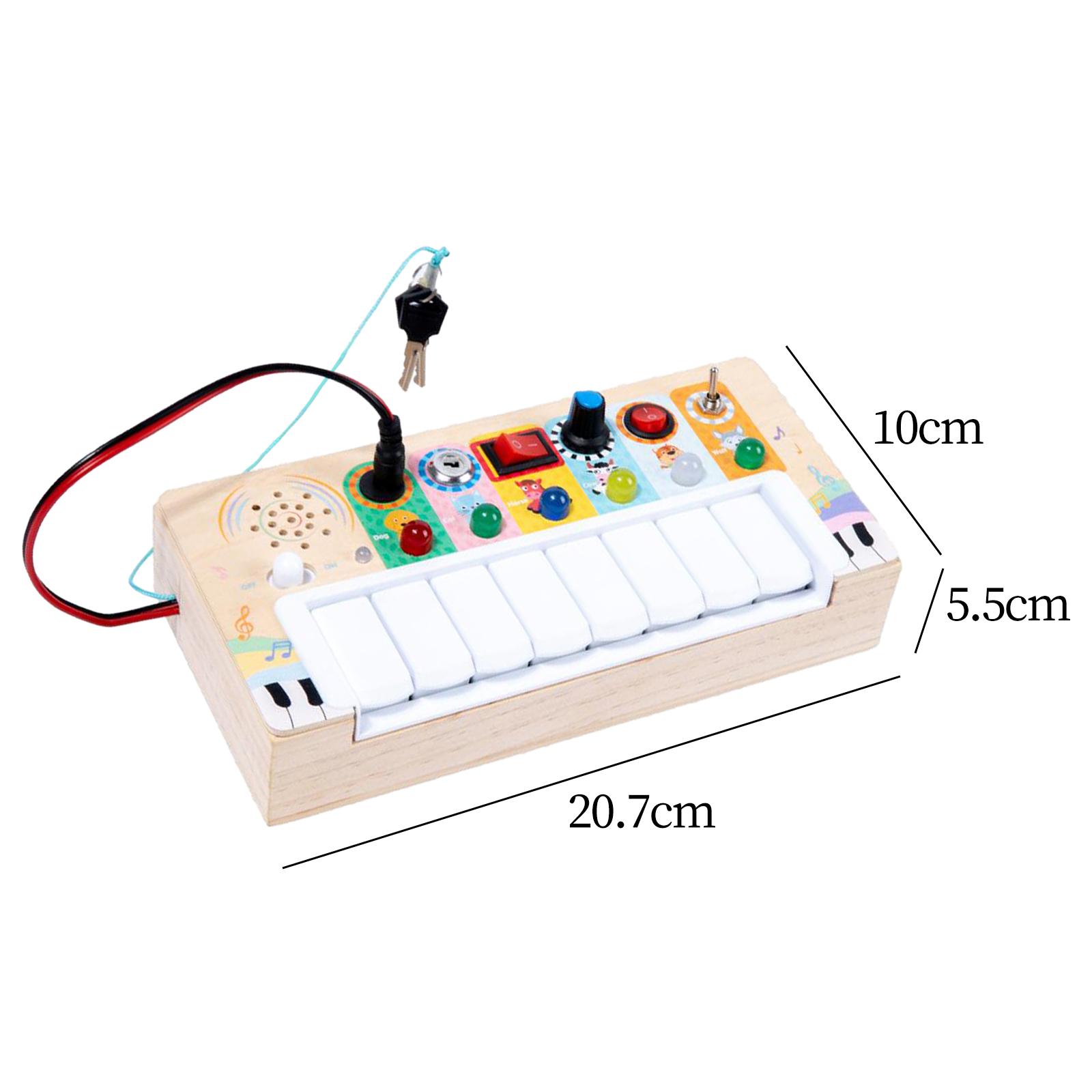 กระดานกิจกรรมสำหรับเด็กเล็ก ขอ - Montessori Wooden Busy Board Toddler บทวิจารณ์และราคา