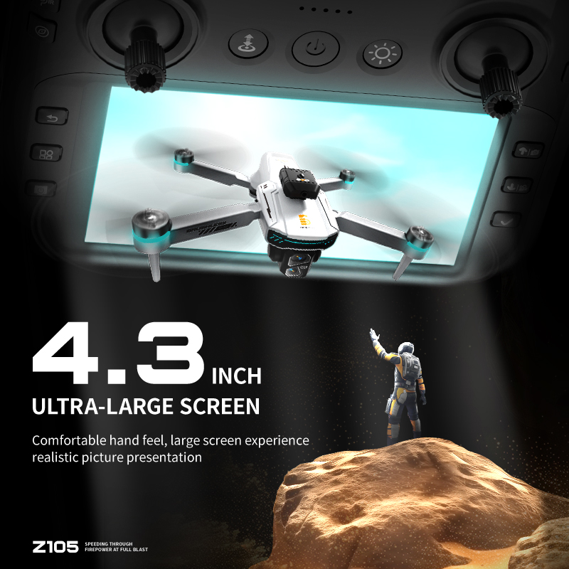 โดรนพับได้ Original Z105 GPS พ - Fpv Brushless Rc Drone 4K บทวิจารณ์และราคา