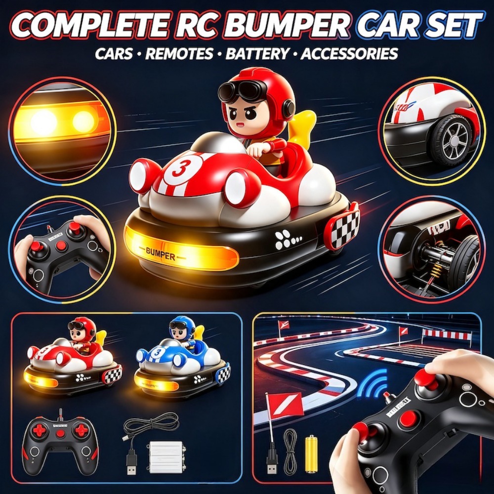 รถบัมเปอร์การ์ตูนบังคับวิทยุสำ - Remote Control Toys บทวิจารณ์และราคา